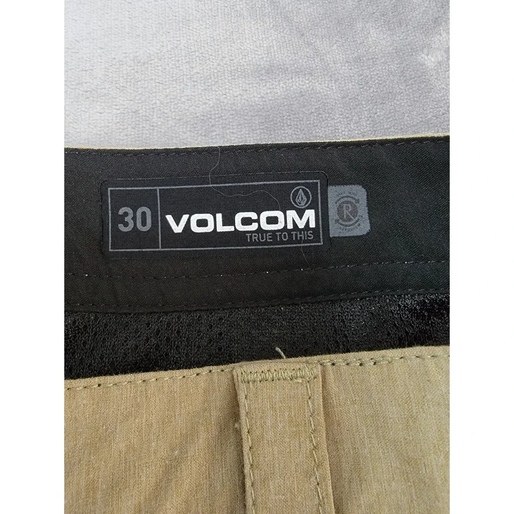 Volcom‎ Frickin' Khaki Modern Performance Chino Shorts Men's 30 10